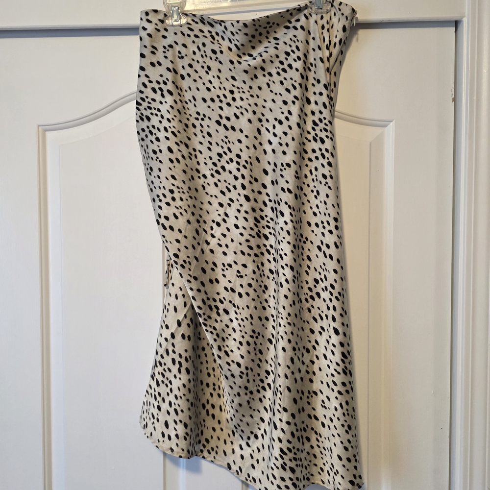 Micas Leopard Print Ruched Skirt - Picture 3 of 4